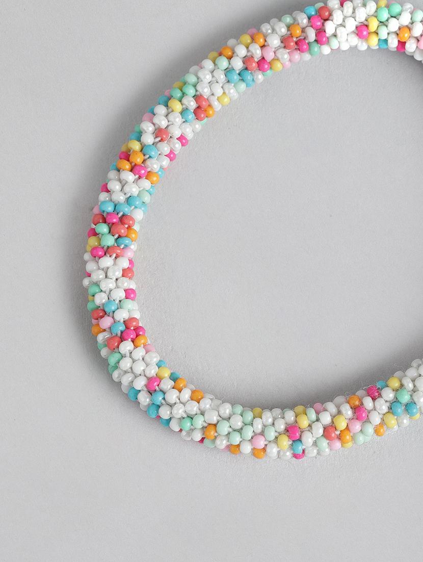 multi colored metal beaded bracelet - 21341470 - Standard Image - 1