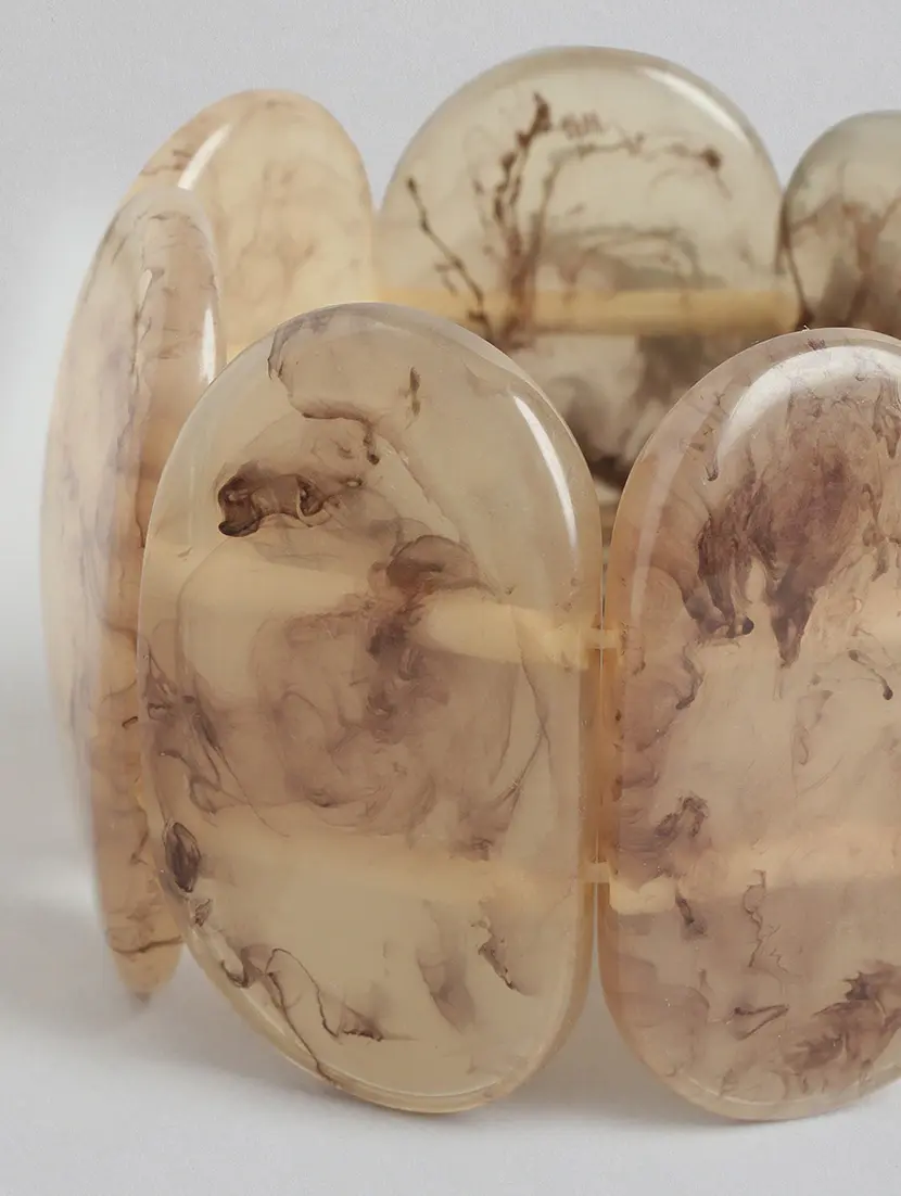 brown metal bangle bracelet - 21341483 - Standard Image - 1