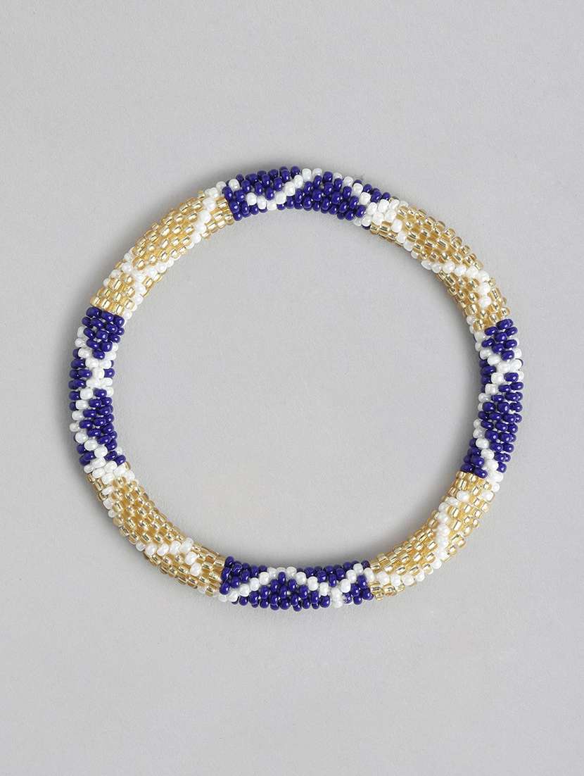 multi coloured metal bangle bracelet
