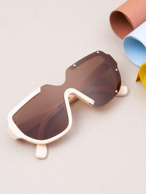 ted smith uv protection shield sunglasses for men & women stylish trending fashion - 21341573 - Standard Image - 0