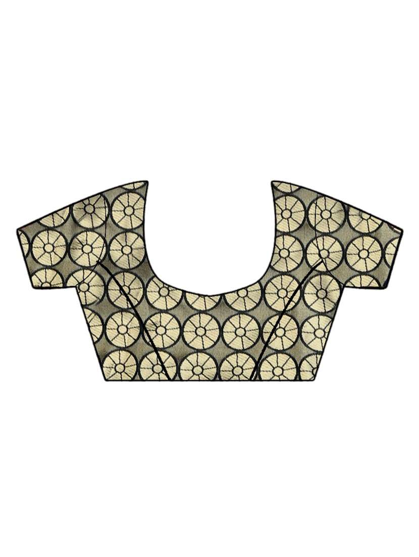 women self design bordered saree with blouse - 21341587 - Standard Image - 4