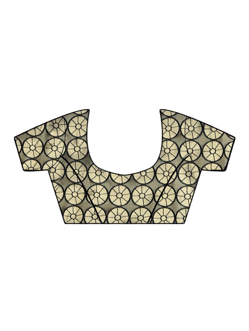 women self design bordered saree with blouse - 21341588 - Standard Image - 4