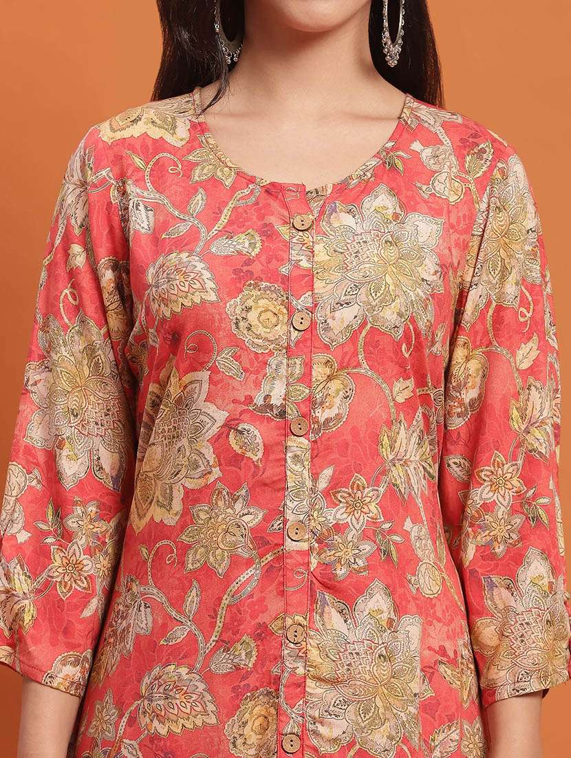 women three quarter sleeve kurta salwar set - 21342316 -  Standard Image - 6