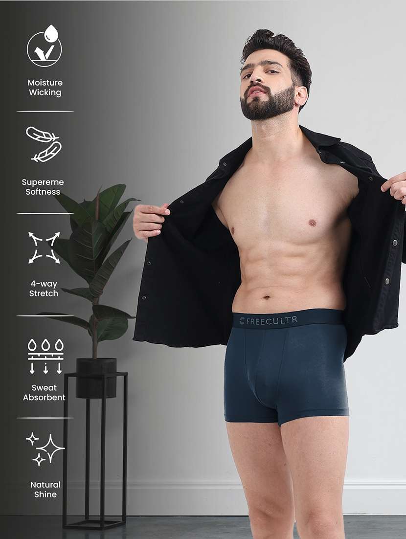 men solid trunks combo - 21342839 -  Standard Image - 4