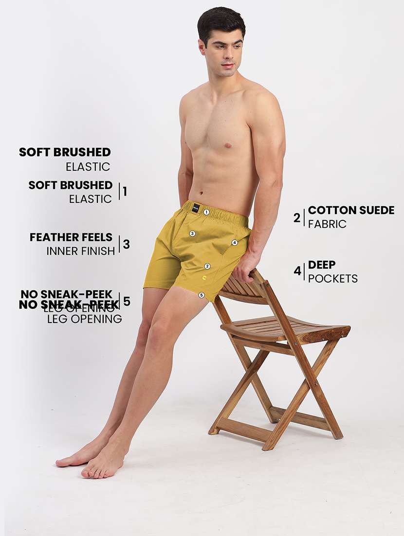 men's solid boxers combo - 21343068 -  Standard Image - 4