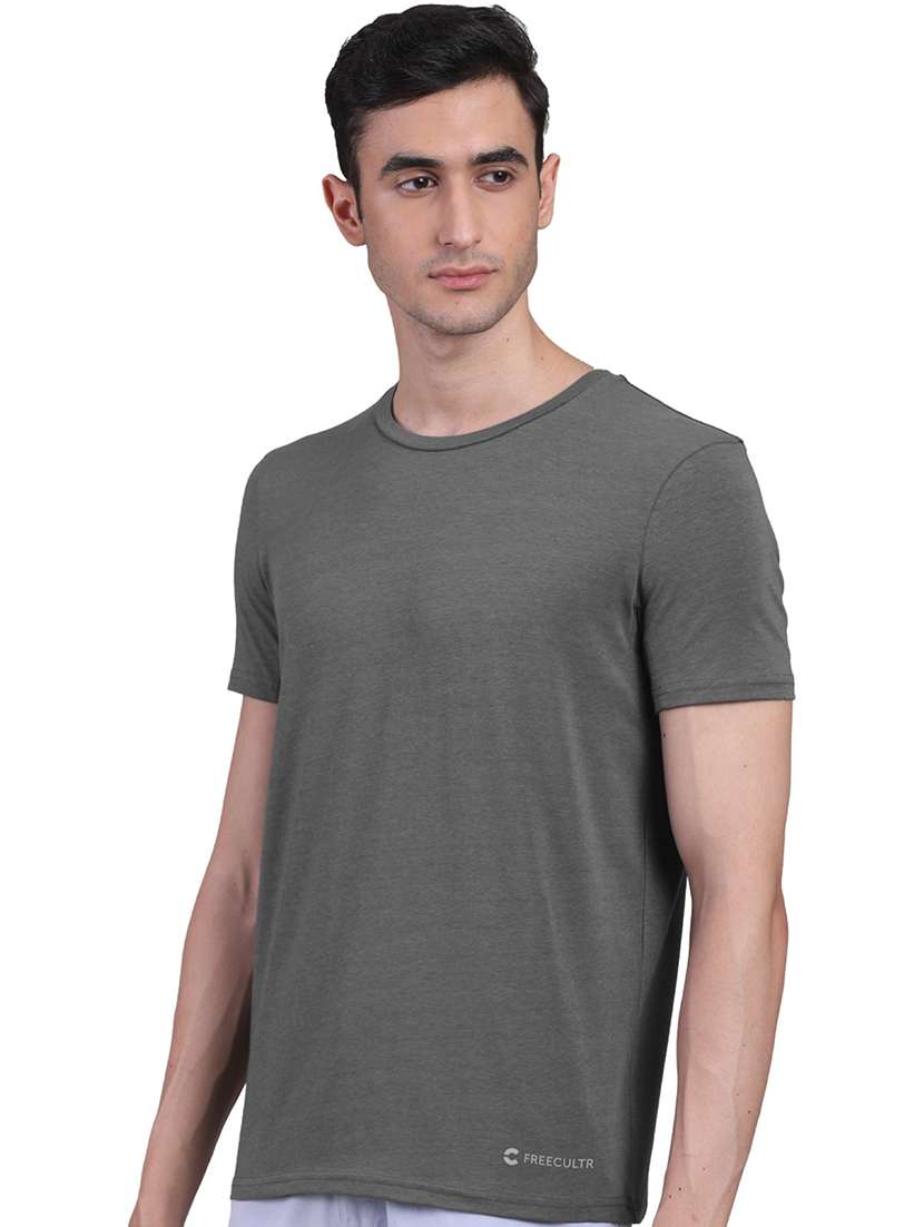 men's solid round neck t-shirt combo - 21343084 -  Standard Image - 1