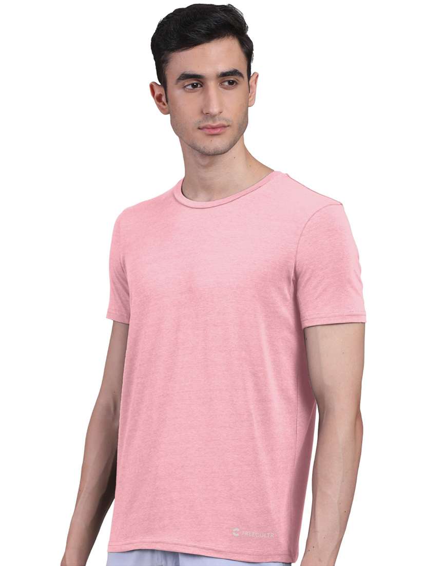 men pack of 4 solid t-shirt - 21343127 -  Standard Image - 1