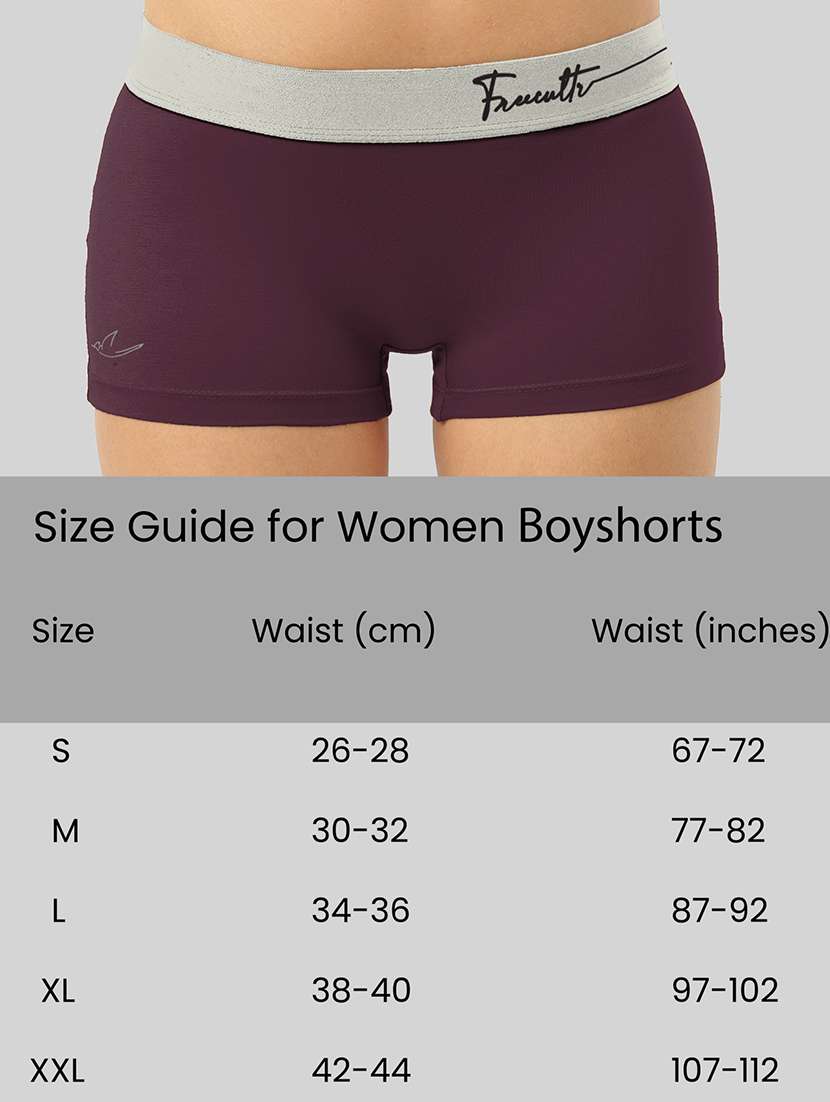women solid modal boy shorts panty - 21343190 -  Standard Image - 4