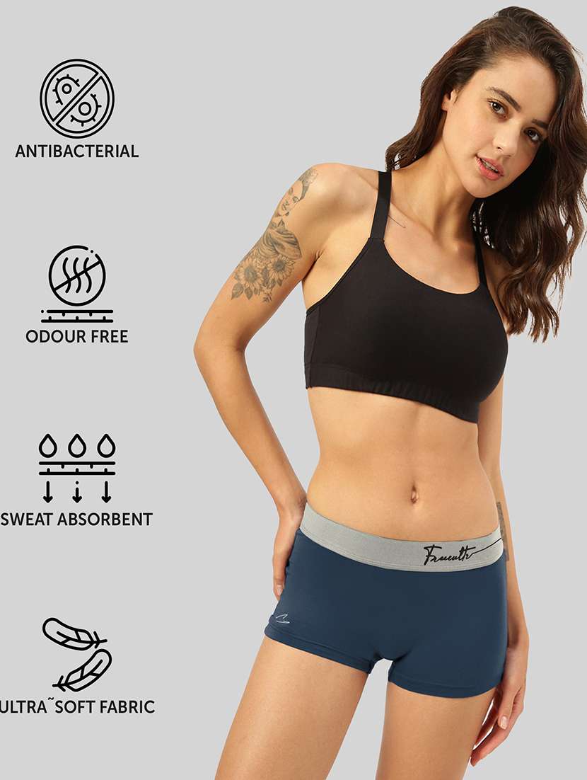 multi colored modal boy shorts panty - 21343198 -  Standard Image - 1