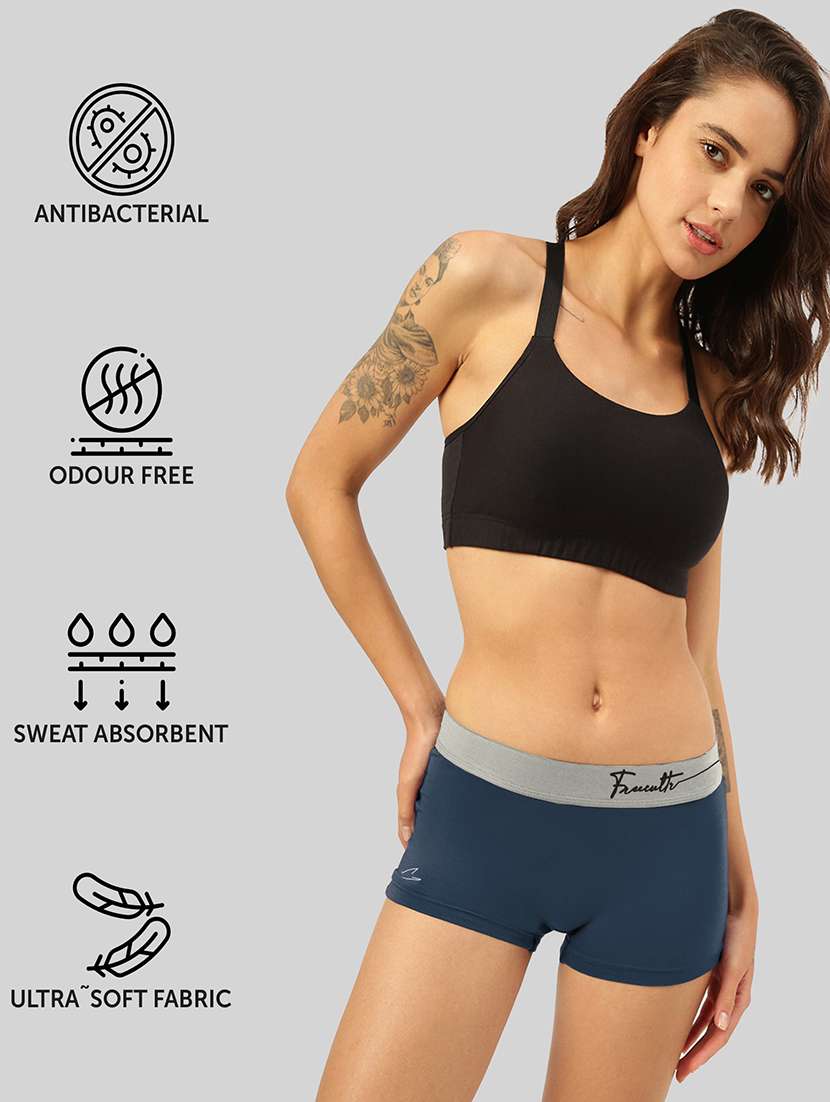 multi colored modal boy shorts panty - 21343201 -  Standard Image - 1