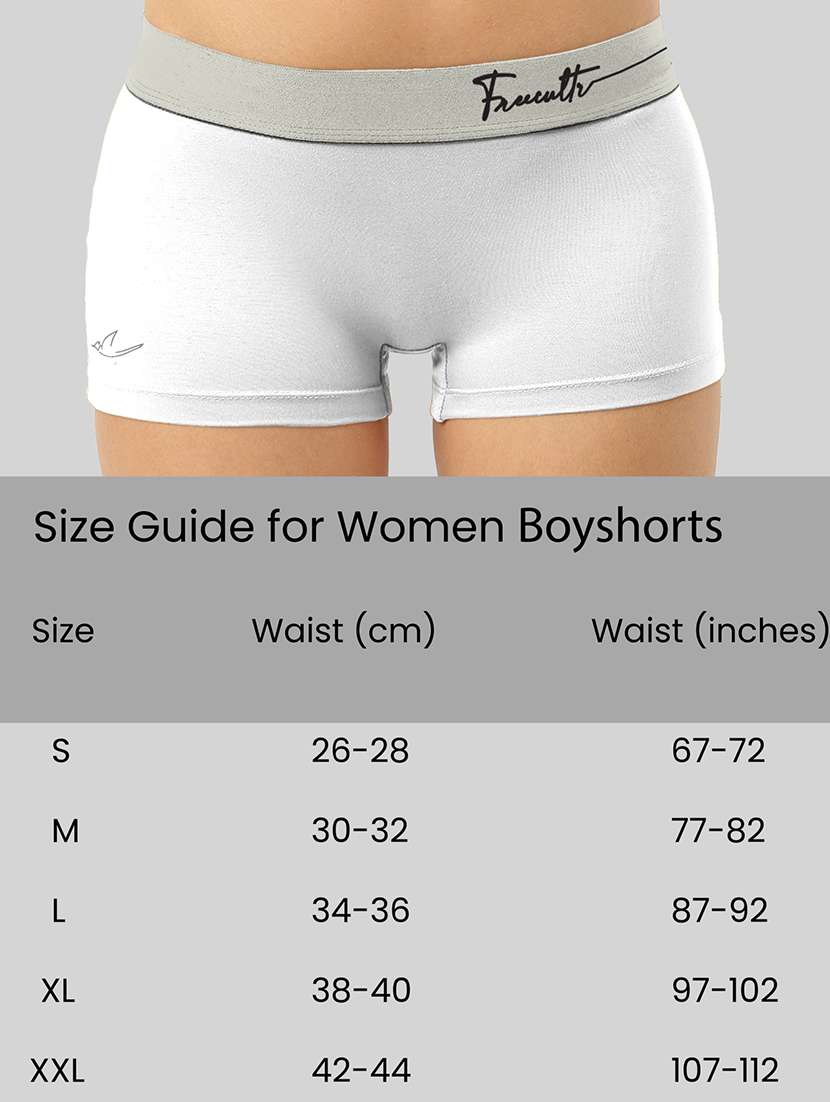 multi colored modal boy shorts panty - 21343202 -  Standard Image - 4