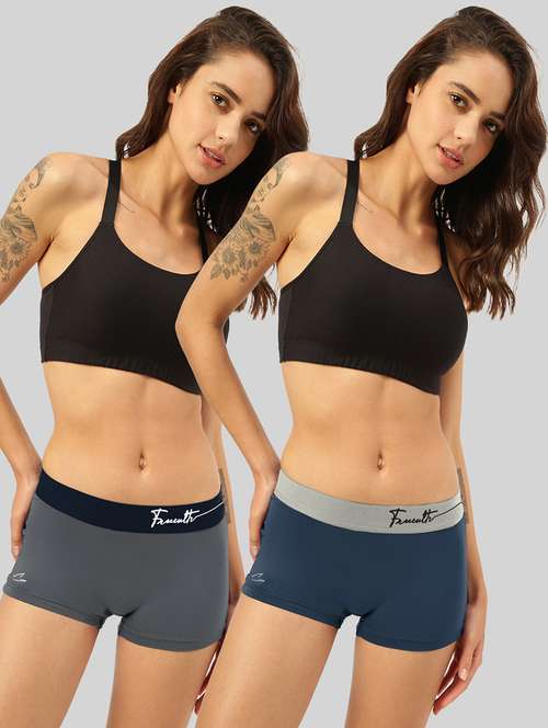 multi colored modal boy shorts panty