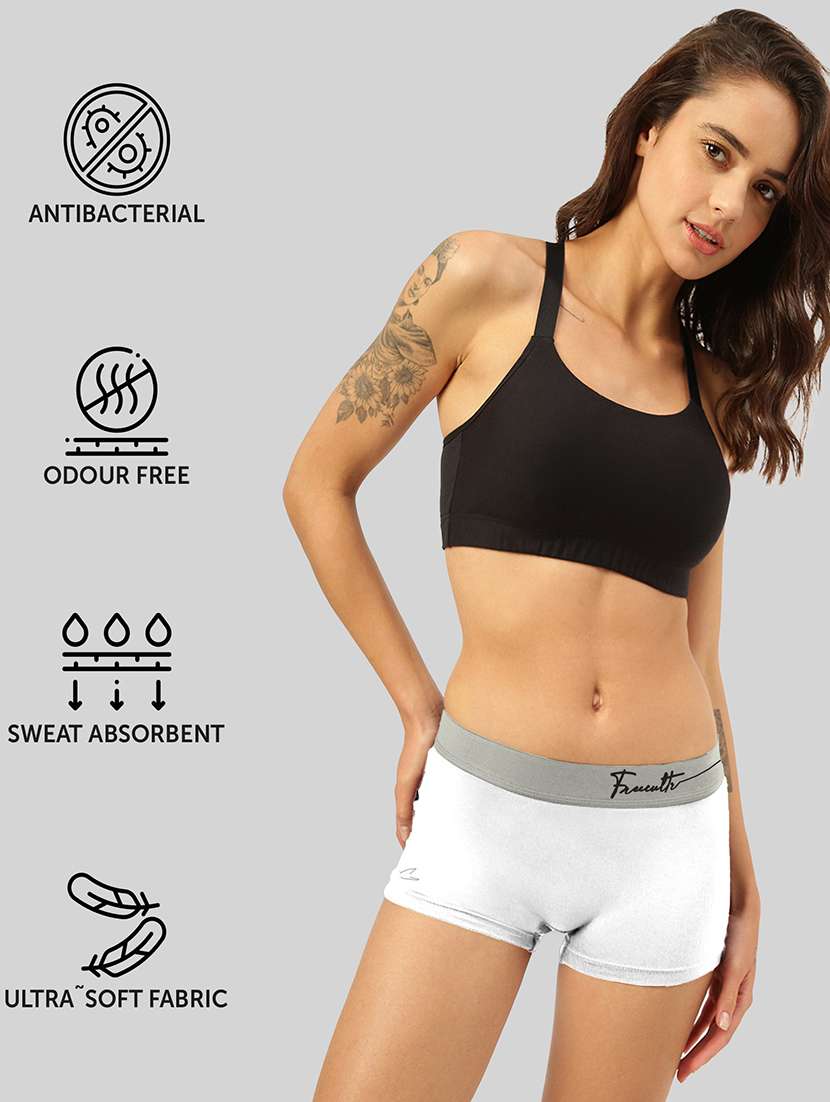 women's solid boy shorts combo - 21343209 -  Standard Image - 1