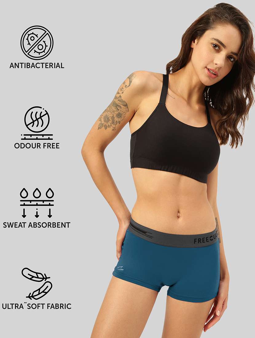 women solid boy shorts panty - 21343309 -  Standard Image - 1