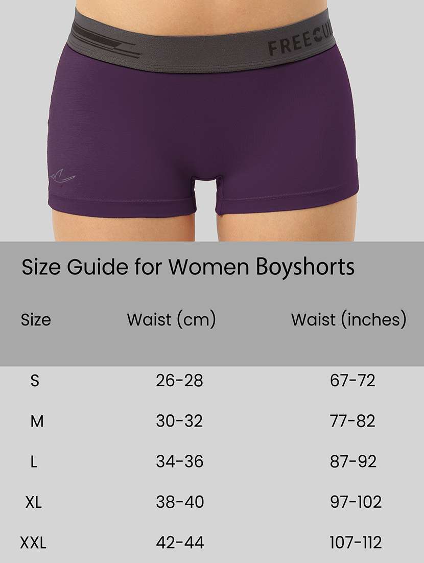 women's solid boy shorts panty combo - 21343327 -  Standard Image - 4