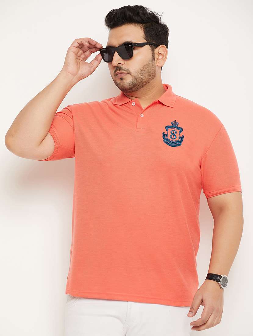 men placement print polo t-shirt - 21343931 -  Standard Image - 1