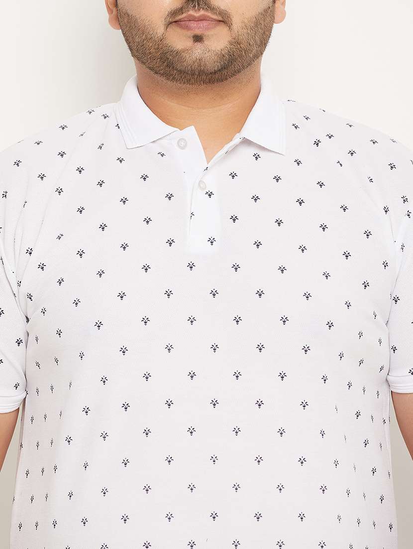 men polo neck printed t-shirt - 21343949 -  Standard Image - 4