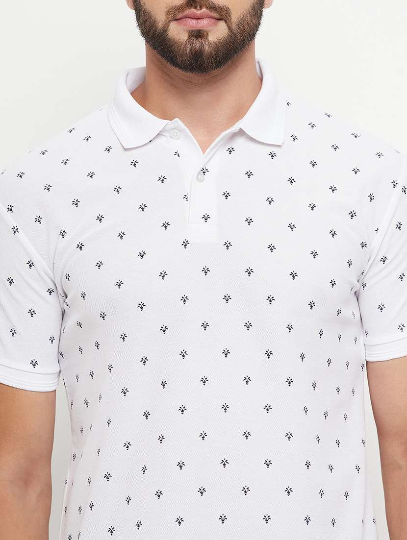men all over print polo t-shirt - 21343973 -  Standard Image - 4