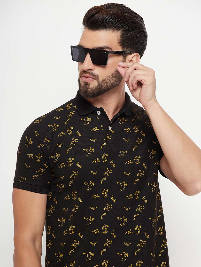 men all over print polo t-shirt - 21343979 -  Standard Image - 1