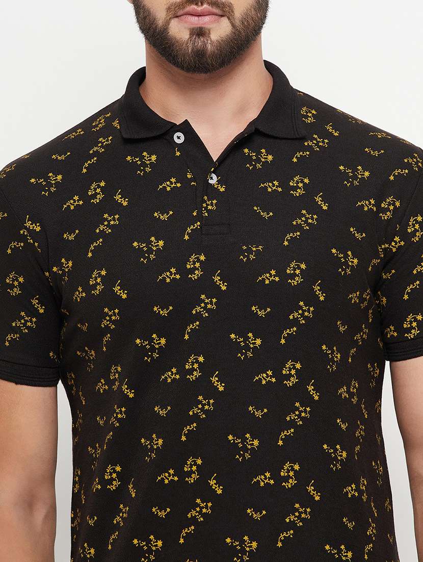 men all over print polo t-shirt - 21343979 -  Standard Image - 4