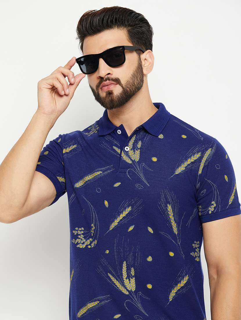 men all over print polo t-shirt - 21343982 -  Standard Image - 1