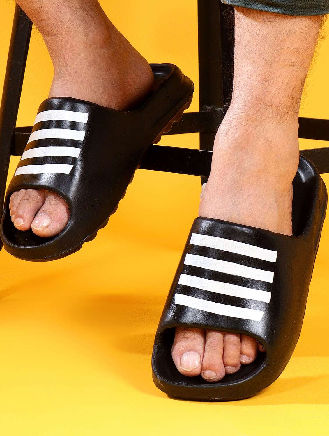 men slip on sliders - 21343986 -  Standard Image - 4