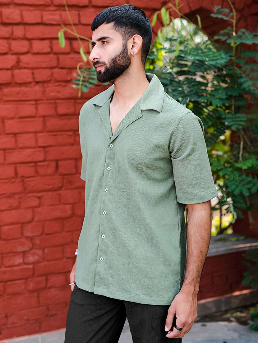 men short sleeved casual shirt - 21344227 - Standard Image - 1