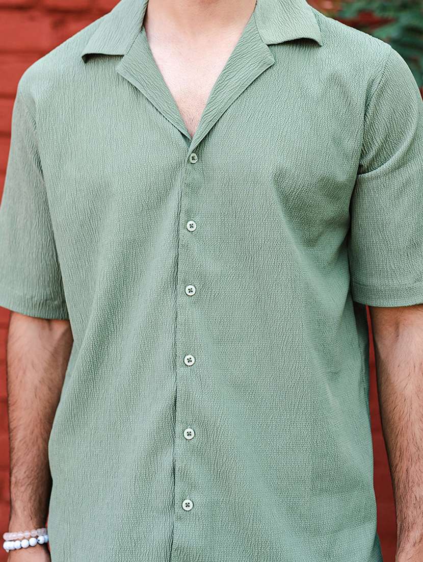 men short sleeved casual shirt - 21344227 - Standard Image - 4