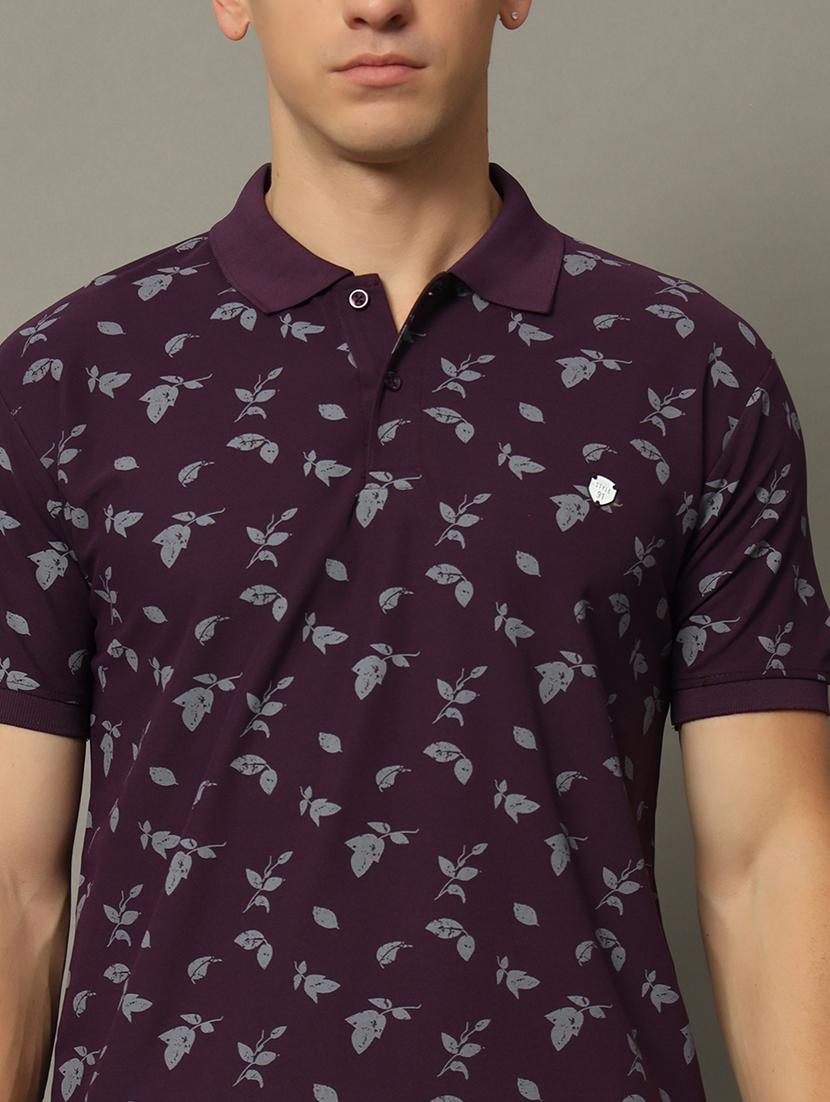 men printed polo t-shirt - 21344237 - Standard Image - 4