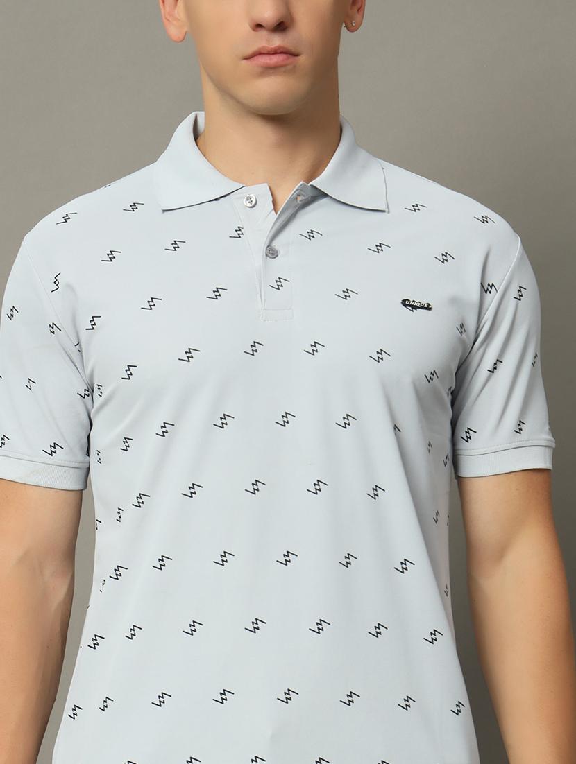 men printed polo t-shirt - 21344245 - Standard Image - 4