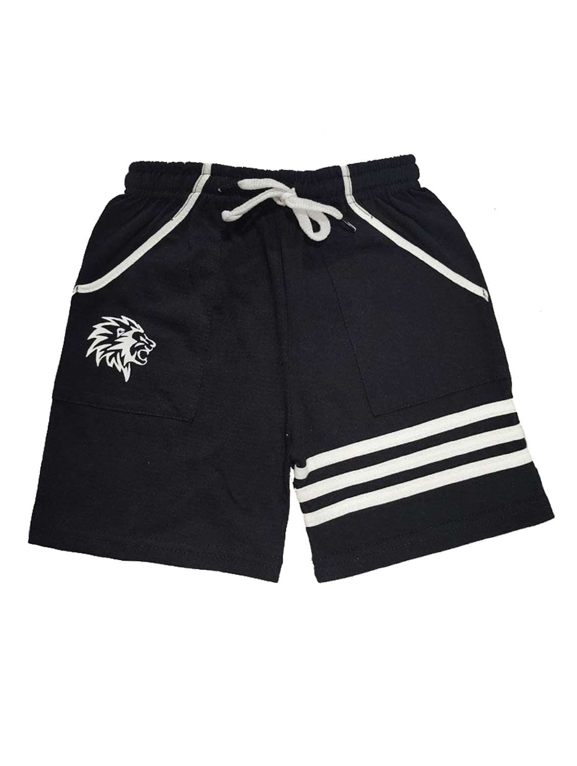 kids pack of 2 striped shorts  - 21345029 -  Standard Image - 1