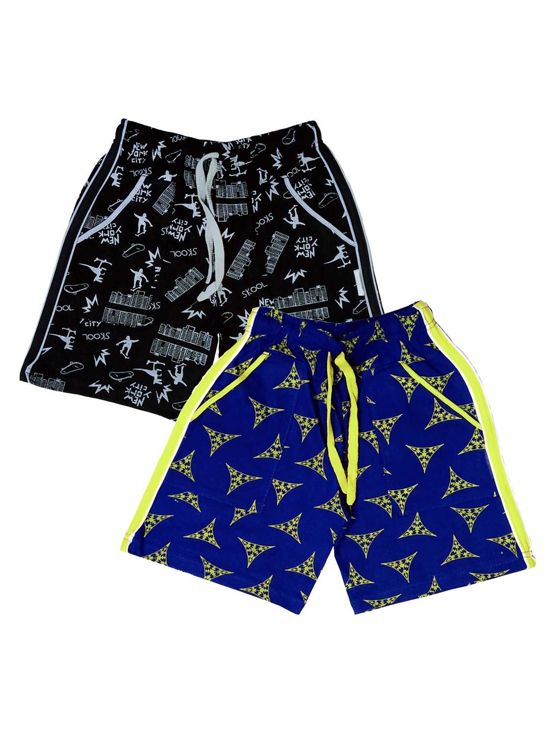 kids pack of 2 printed shorts 