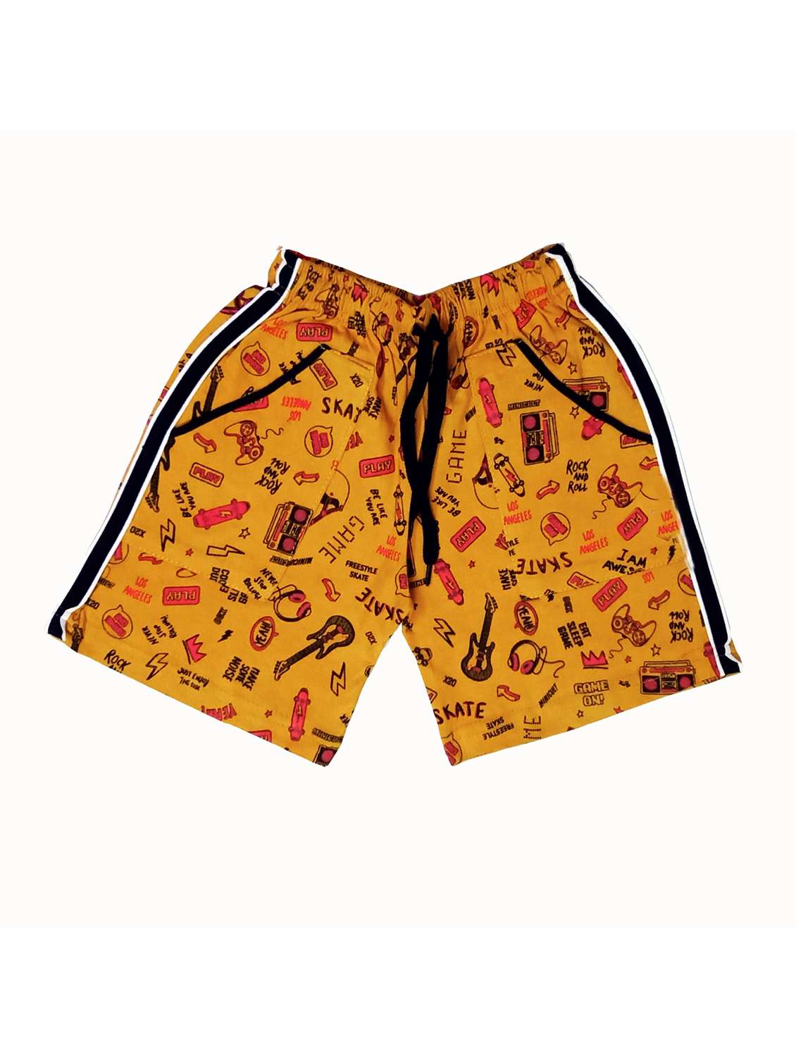 kids pack of 3 printed shorts  - 21345103 -  Standard Image - 1