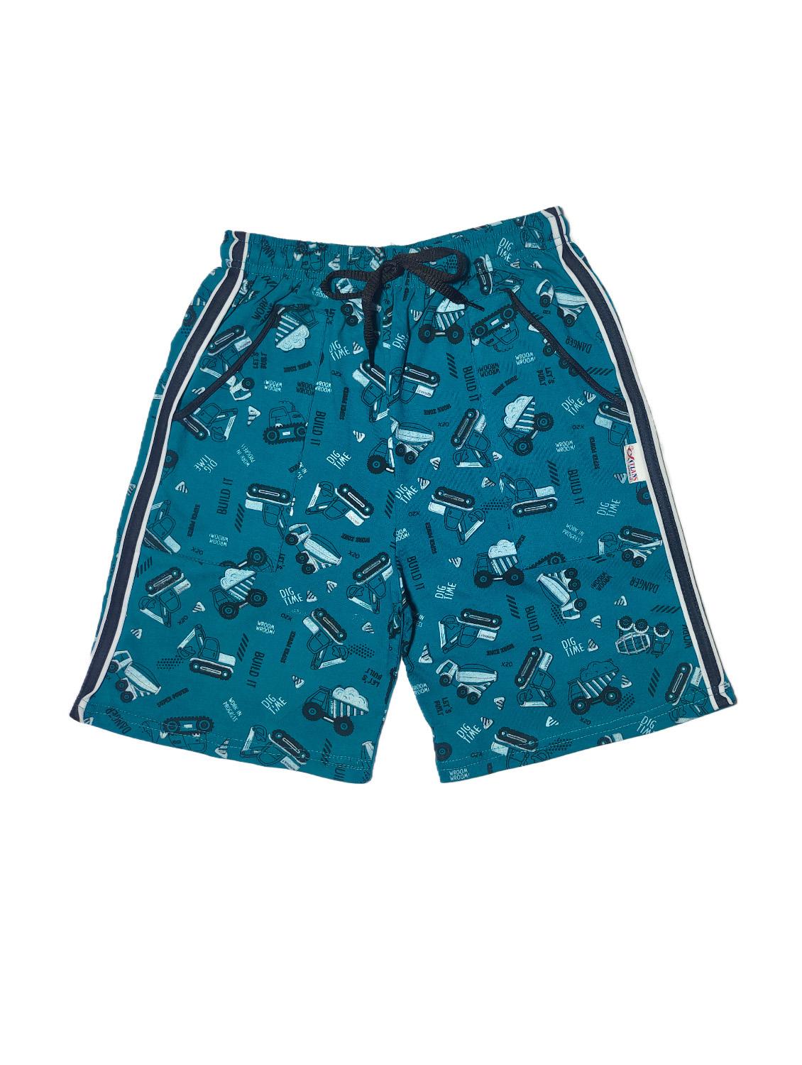 kids pack of 3 printed shorts - 21345121 - Standard Image - 1