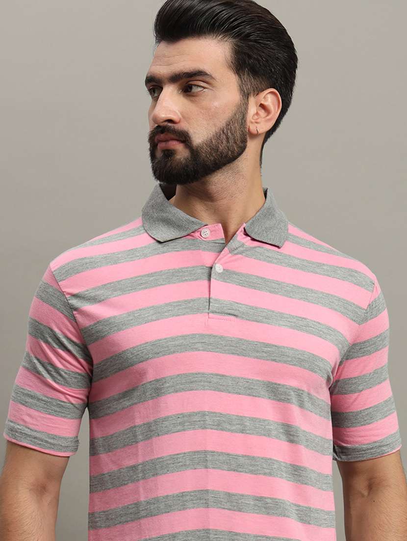 men striped polo t-shirt - 21345275 -  Standard Image - 1