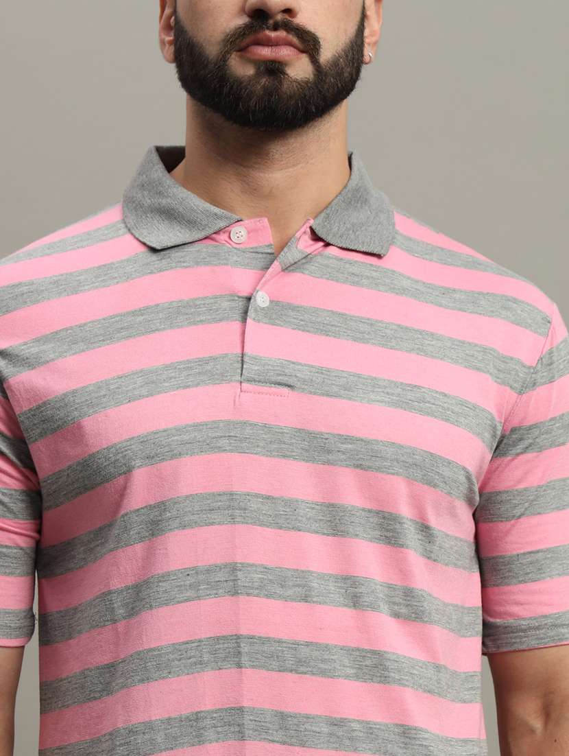 men striped polo t-shirt - 21345275 -  Standard Image - 4