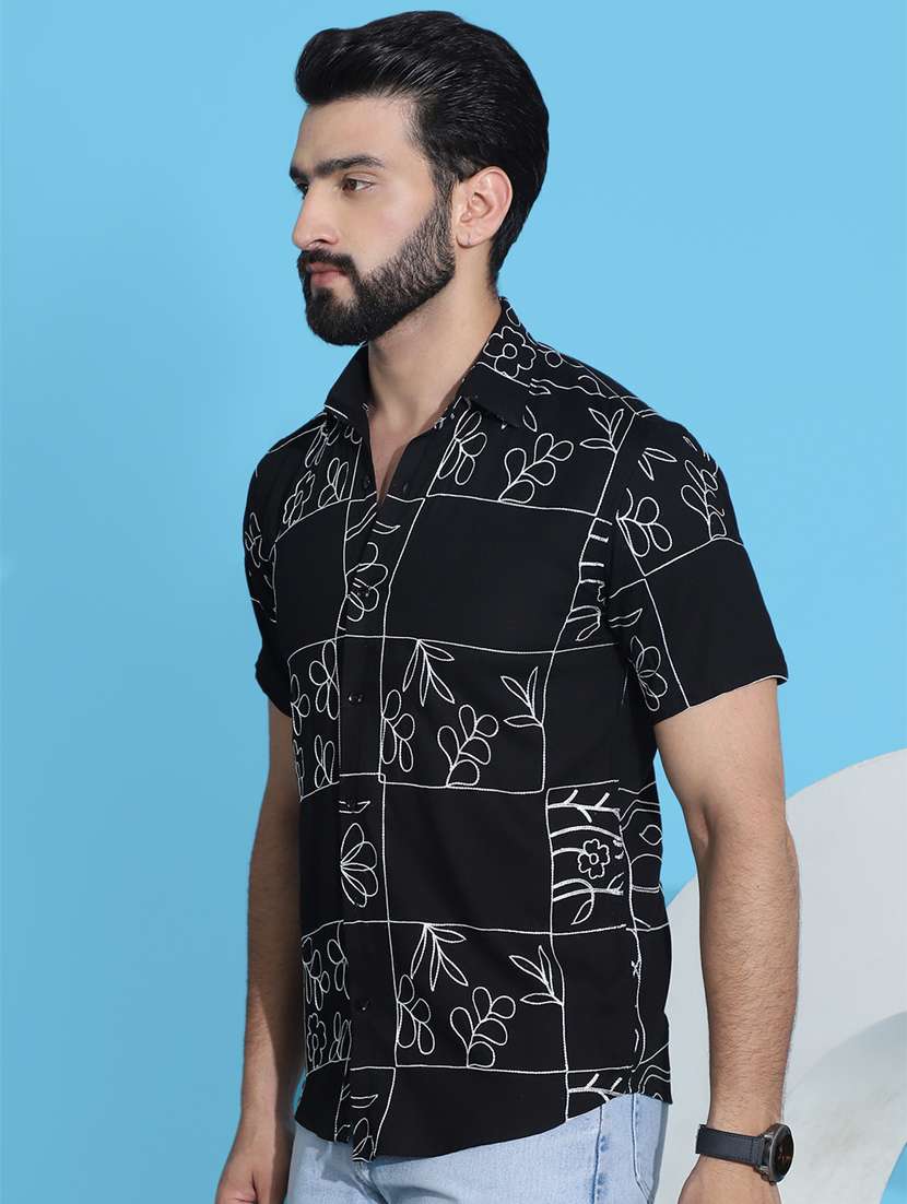 men printed cotton casual shirt - 21345410 -  Standard Image - 1