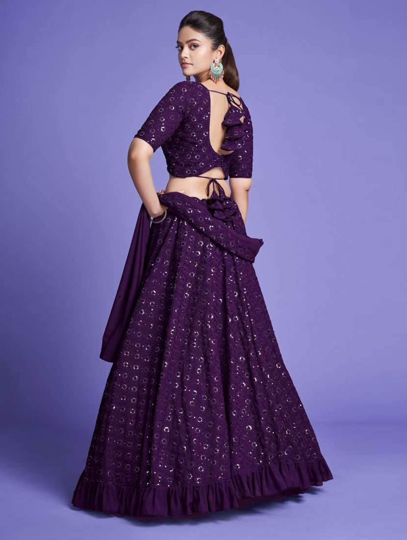 women semi-stitched lehenga choli with dupatta - 21345524 -  Standard Image - 1