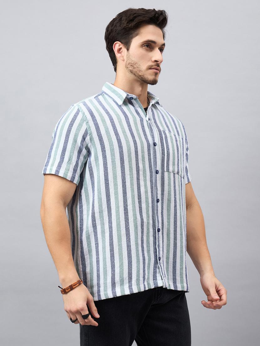 men short sleeves casual shirts - 21345564 -  Standard Image - 1