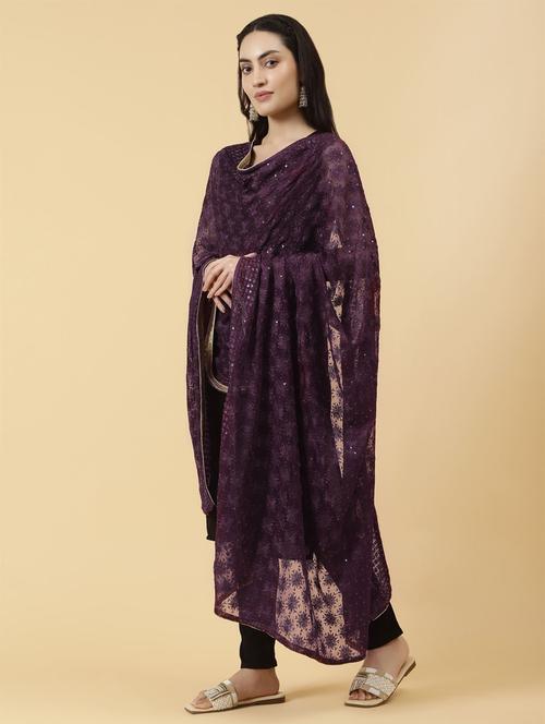 women embroidered dupatta - 21345596 - Standard Image - 0