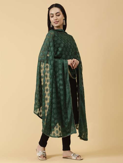 women embroidered dupatta - 21345597 - Standard Image - 0