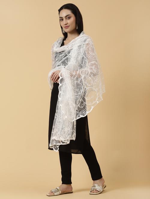 women embroidered dupatta - 21345598 -  Standard Image - 0
