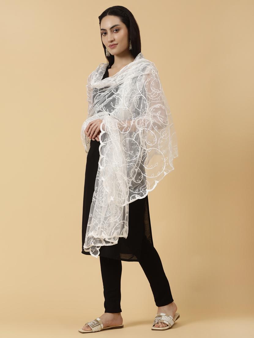 women embroidered dupatta - 21345598 -  Zoom Image - 0