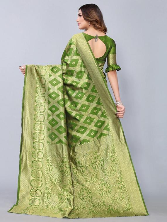 women self design banarasi saree - 21345829 - Standard Image - 1