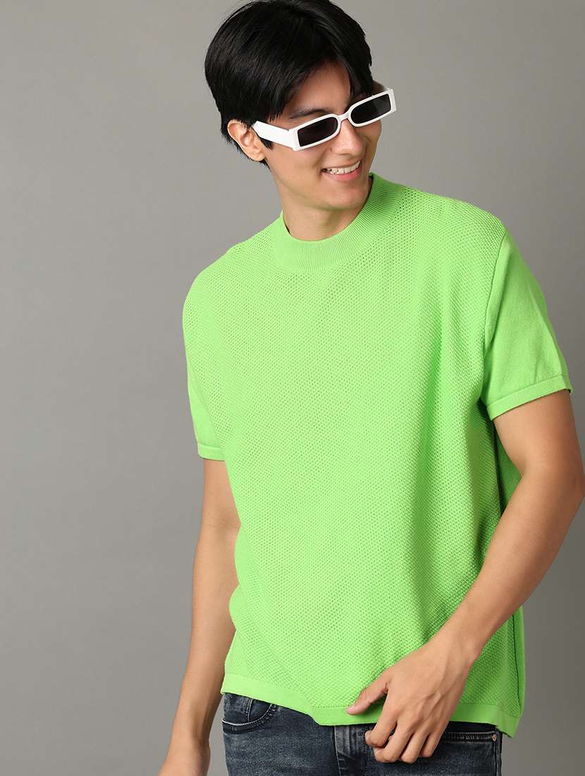 men crew neck plain t-shirt - 21347283 -  Standard Image - 1