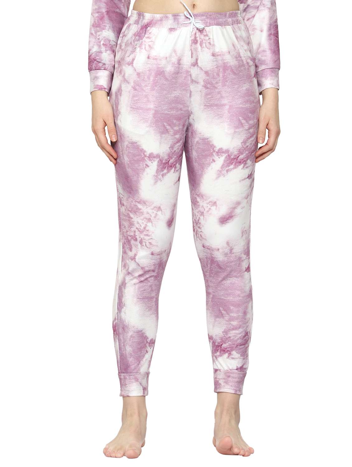 women printed pyjama nightwear set - 21348650 -  Standard Image - 4