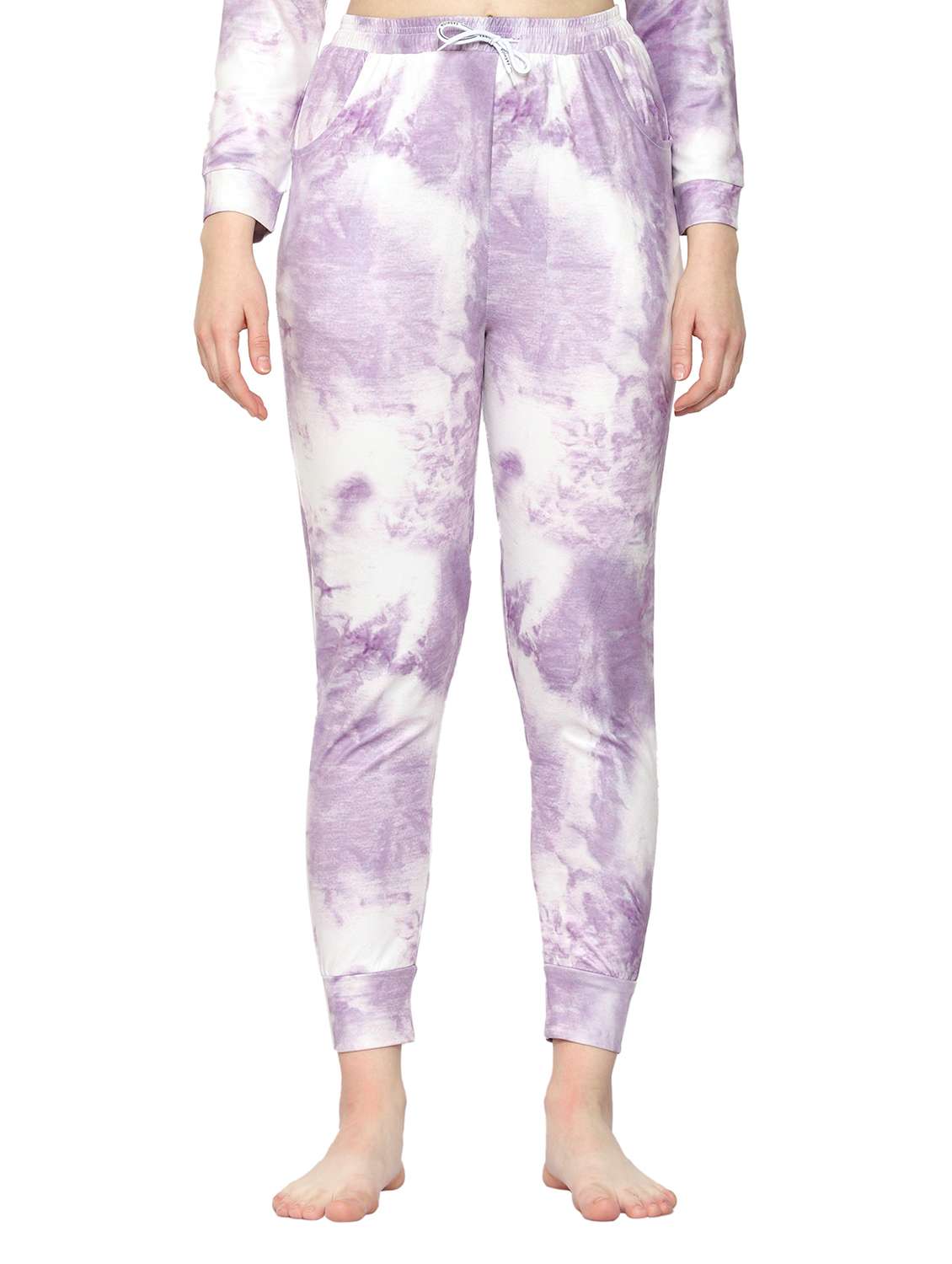 women printed pyjama nightwear set - 21348653 -  Standard Image - 4