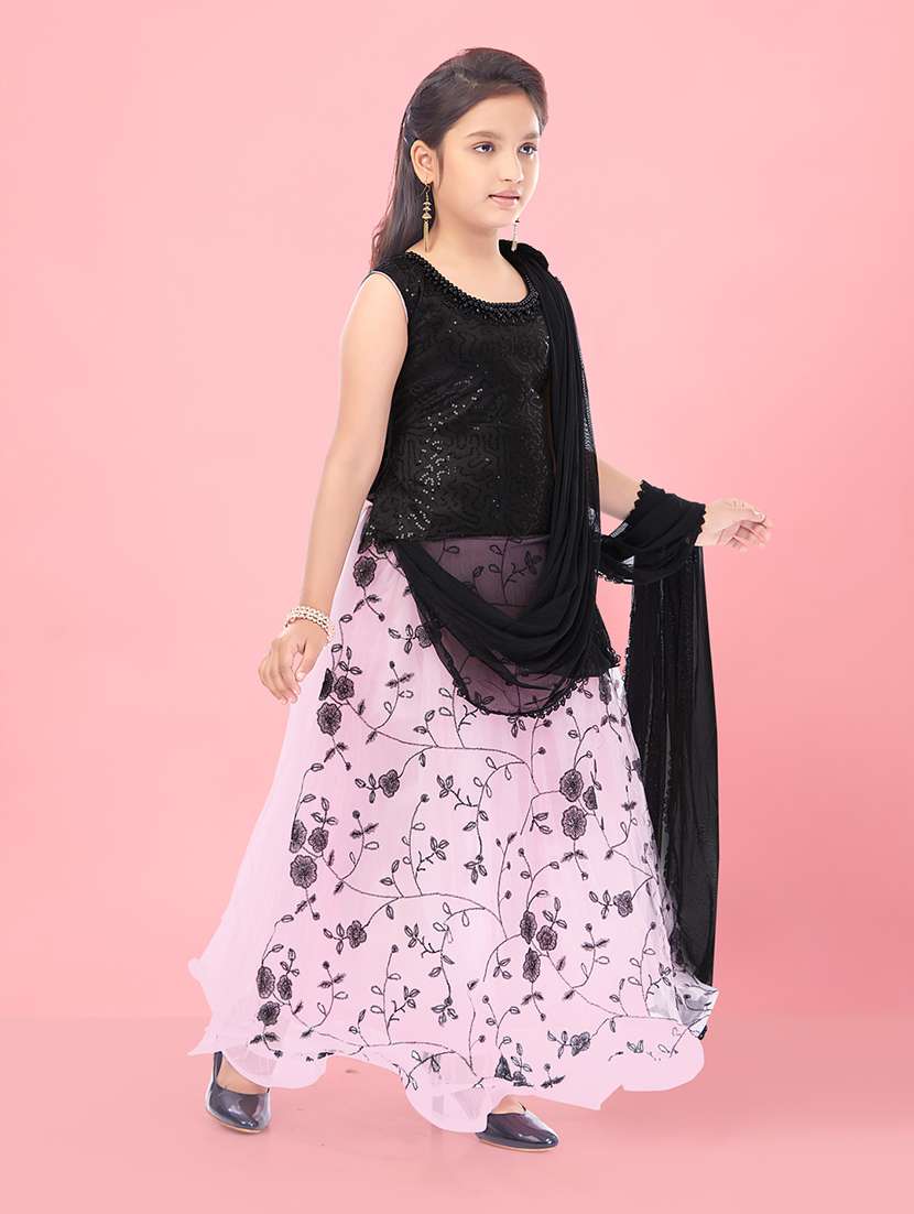 girls self-designed lehenga choli - 21348844 -  Standard Image - 1