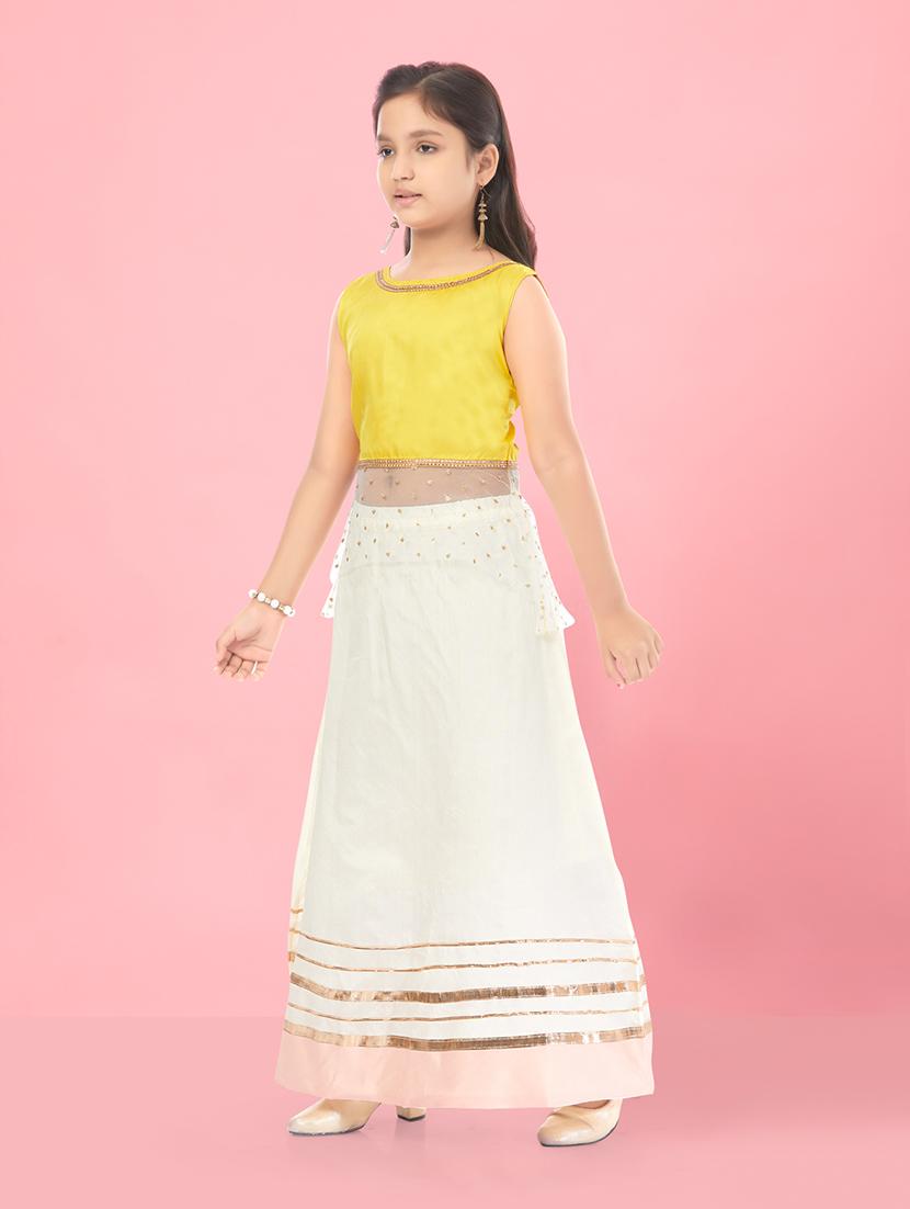 girls self-designed lehenga choli - 21348849 - Standard Image - 1