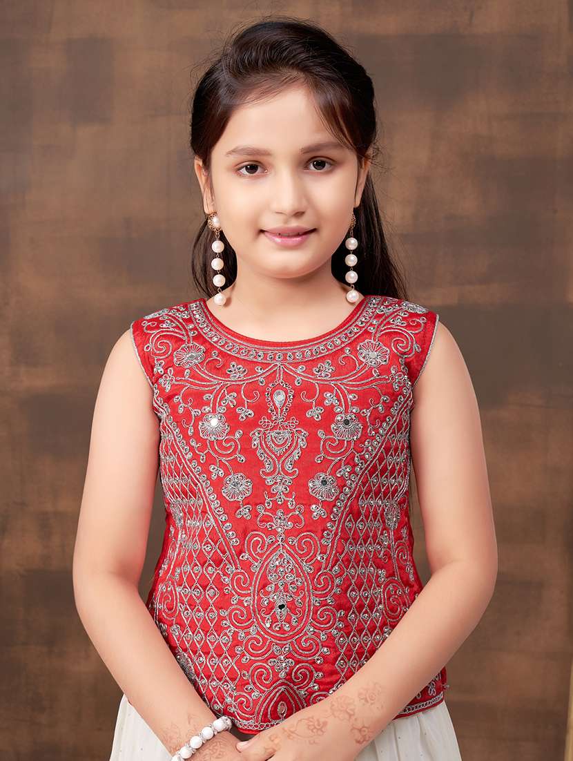 girls self-designed lehenga choli - 21348858 -  Standard Image - 4